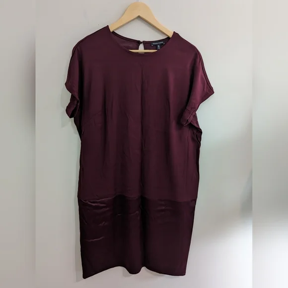 Universal Standard Avenir Dress Black Cherry XS - Picture 2 of 5